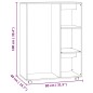 vidaXL Kleiderschrank Sonoma-Eiche 80x40x110 cm Holzwerkstoff vidaXL Kleiderschrank Sonoma-Eiche 80x40x110 cm Holzwerkstoff