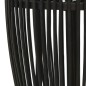 vidaXL Pendelleuchte Schwarz Weide 40W 25x62 cm Oval E27 vidaXL Pendelleuchte Schwarz Weide 40W 25x62 cm Oval E27