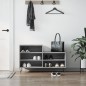 vidaXL Schuhregal Grau Sonoma 102x36x60 cm Holzwerkstoff vidaXL Schuhregal Grau Sonoma 102x36x60 cm Holzwerkstoff
