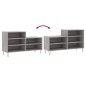 vidaXL Schuhregal Grau Sonoma 102x36x60 cm Holzwerkstoff vidaXL Schuhregal Grau Sonoma 102x36x60 cm Holzwerkstoff