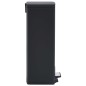 vidaXL Mülleimer mit Pedal Anti-Fingerabdruck 30 L Schwarz Edelstahl vidaXL Mülleimer mit Pedal Anti-Fingerabdruck 30 L Schwarz Edelstahl