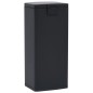 vidaXL Mülleimer mit Pedal Anti-Fingerabdruck 30 L Schwarz Edelstahl vidaXL Mülleimer mit Pedal Anti-Fingerabdruck 30 L Schwarz Edelstahl