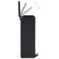 vidaXL Mülleimer mit Pedal Anti-Fingerabdruck 30 L Schwarz Edelstahl vidaXL Mülleimer mit Pedal Anti-Fingerabdruck 30 L Schwarz Edelstahl