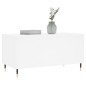 vidaXL Couchtisch Weiß 90x44,5x45 cm Holzwerkstoff vidaXL Couchtisch Weiß 90x44,5x45 cm Holzwerkstoff