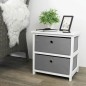 H&S Collection Aufbewahrungsschrank mit 2 Schubladen MDF H&S Collection Aufbewahrungsschrank mit 2 Schubladen MDF
