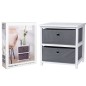 H&S Collection Aufbewahrungsschrank mit 2 Schubladen MDF H&S Collection Aufbewahrungsschrank mit 2 Schubladen MDF
