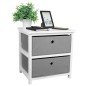 H&S Collection Aufbewahrungsschrank mit 2 Schubladen MDF H&S Collection Aufbewahrungsschrank mit 2 Schubladen MDF