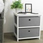 H&S Collection Aufbewahrungsschrank mit 2 Schubladen MDF H&S Collection Aufbewahrungsschrank mit 2 Schubladen MDF