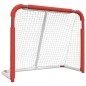 vidaXL Hockey-Tor Rot und Weiß 137x66x112 cm Polyester vidaXL Hockey-Tor Rot und Weiß 137x66x112 cm Polyester