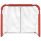 vidaXL Hockey-Tor Rot und Weiß 137x66x112 cm Polyester vidaXL Hockey-Tor Rot und Weiß 137x66x112 cm Polyester