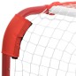 vidaXL Hockey-Tor Rot und Weiß 137x66x112 cm Polyester vidaXL Hockey-Tor Rot und Weiß 137x66x112 cm Polyester