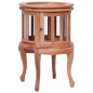 vidaXL Vitrinenschrank Natur 50 x 50 x 76 cm Massivholz Mahagoni vidaXL Vitrinenschrank Natur 50 x 50 x 76 cm Massivholz Mahagoni