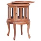 vidaXL Vitrinenschrank Natur 50 x 50 x 76 cm Massivholz Mahagoni vidaXL Vitrinenschrank Natur 50 x 50 x 76 cm Massivholz Mahagoni