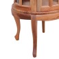 vidaXL Vitrinenschrank Natur 50 x 50 x 76 cm Massivholz Mahagoni vidaXL Vitrinenschrank Natur 50 x 50 x 76 cm Massivholz Mahagoni