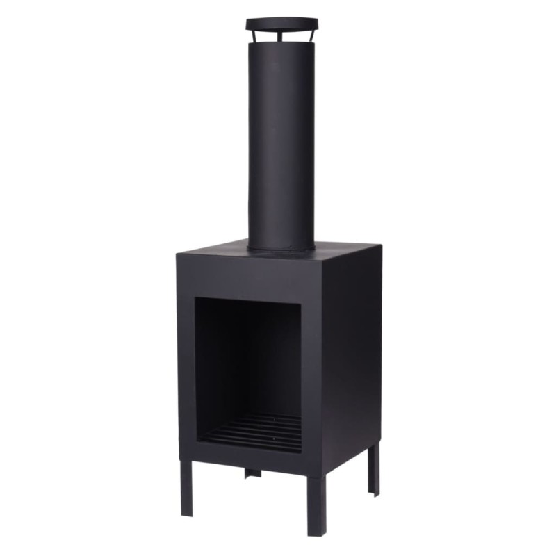 ProGarden Outdoor-Kamin 100 cm Schwarz ProGarden Outdoor-Kamin 100 cm Schwarz