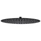 vidaXL Regenbrause Edelstahl 40 cm Rund Schwarz vidaXL Regenbrause Edelstahl 40 cm Rund Schwarz