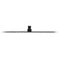 vidaXL Regenbrause Edelstahl 40 cm Rund Schwarz vidaXL Regenbrause Edelstahl 40 cm Rund Schwarz