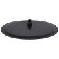 vidaXL Regenbrause Edelstahl 40 cm Rund Schwarz vidaXL Regenbrause Edelstahl 40 cm Rund Schwarz