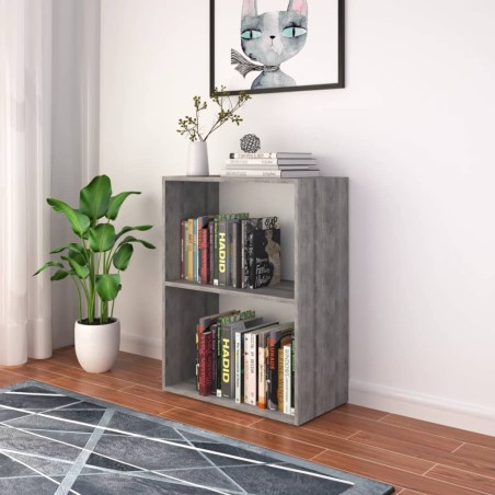 vidaXL Bücherregal Holzwerkstoff 60x31x78 cm Beton-Optik