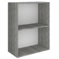 vidaXL Bücherregal Holzwerkstoff 60x31x78 cm Beton-Optik vidaXL Bücherregal Holzwerkstoff 60x31x78 cm Beton-Optik