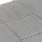 vidaXL Gewichtsdecke Grau 155x220 cm 7 kg Stoff vidaXL Gewichtsdecke Grau 155x220 cm 7 kg Stoff