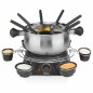 Tristar Familien-Fondue-Set 1400 W 1,3 L Edelstahl Silbern Tristar Familien-Fondue-Set 1400 W 1,3 L Edelstahl Silbern