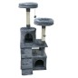 @Pet Kratzbaum Mallorca 48x40x120 cm Hellgrau @Pet Kratzbaum Mallorca 48x40x120 cm Hellgrau