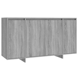 vidaXL Sideboard Grau Sonoma 135x41x75 cm Holzwerkstoff