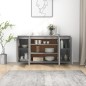 vidaXL Sideboard Grau Sonoma 135x41x75 cm Holzwerkstoff vidaXL Sideboard Grau Sonoma 135x41x75 cm Holzwerkstoff