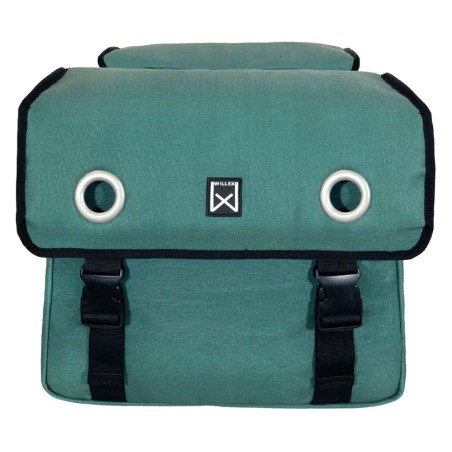 Willex Fahrradtaschen 40 L Canvas Grün 