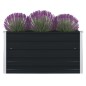 vidaXL Hochbeet 100×100×45 cm Verzinkter Stahl Anthrazit vidaXL Hochbeet 100×100×45 cm Verzinkter Stahl Anthrazit