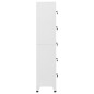 vidaXL Schließfachschrank Hellgrau 38x40x180 cm Stahl vidaXL Schließfachschrank Hellgrau 38x40x180 cm Stahl