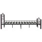 vidaXL Bettgestell Schwarz Metall 140×200 cm vidaXL Bettgestell Schwarz Metall 140×200 cm
