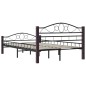 vidaXL Bettgestell Schwarz Metall 140×200 cm vidaXL Bettgestell Schwarz Metall 140×200 cm