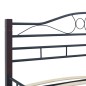 vidaXL Bettgestell Schwarz Metall 140×200 cm vidaXL Bettgestell Schwarz Metall 140×200 cm