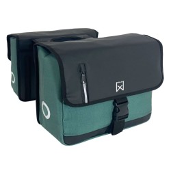 Willex Fahrradtaschen Business 30 L Canvas Grün und Schwarz