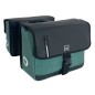 Willex Fahrradtaschen Business 30 L Canvas Grün und Schwarz Willex Fahrradtaschen Business 30 L Canvas Grün und Schwarz