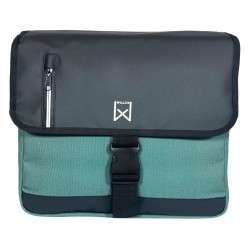 Willex Fahrradtaschen Business 30 L Canvas Grün und Schwarz