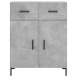 vidaXL Highboard Betongrau 69,5x34x180 cm Holzwerkstoff vidaXL Highboard Betongrau 69,5x34x180 cm Holzwerkstoff