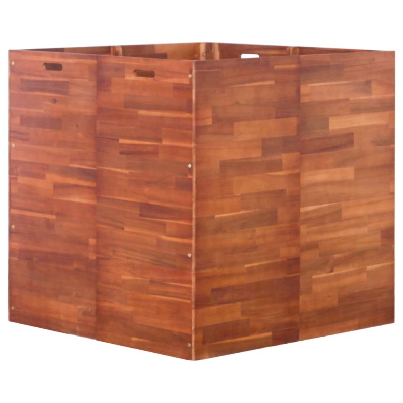 vidaXL Garten-Hochbeet Akazienholz 100x100x100 cm