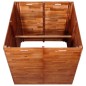 vidaXL Garten-Hochbeet Akazienholz 100x100x100 cm