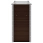 vidaXL Garten-Hochbeet Braun 100 x 40 x 77 cm Verzinkter Stahl vidaXL Garten-Hochbeet Braun 100 x 40 x 77 cm Verzinkter Stahl