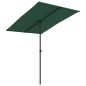 vidaXL Sonnenschirm mit Aluminium-Mast 2x1,5 m Grün vidaXL Sonnenschirm mit Aluminium-Mast 2x1,5 m Grün
