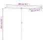vidaXL Sonnenschirm mit Aluminium-Mast 2x1,5 m Grün vidaXL Sonnenschirm mit Aluminium-Mast 2x1,5 m Grün