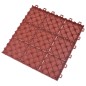vidaXL Terrassenfliesen 10 Stk. Rot 30 x 30 cm Kunststoff vidaXL Terrassenfliesen 10 Stk. Rot 30 x 30 cm Kunststoff