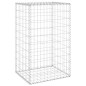 vidaXL Gabionenwand mit Abdeckung Verzinkter Stahl 60x50x100 cm vidaXL Gabionenwand mit Abdeckung Verzinkter Stahl 60x50x100 cm