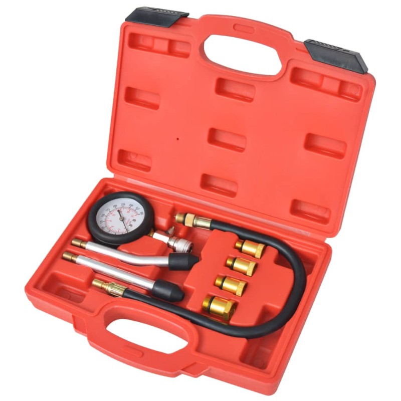 vidaXL 8-teiliges Benzinmotor-Kompressionstester-Kit vidaXL 8-teiliges Benzinmotor-Kompressionstester-Kit