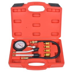 vidaXL 8-teiliges Benzinmotor-Kompressionstester-Kit