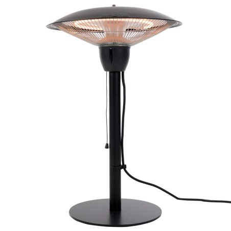 Sunred Tischheizstrahler Barcelona 1500 W Halogen Schwarz