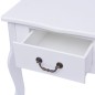vidaXL Nachttisch Weiß MDF vidaXL Nachttisch Weiß MDF